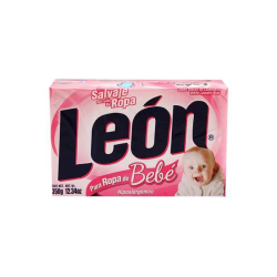 JABON DE BARRA LEON PARA ROPA DE BEBE DE 350 GR.