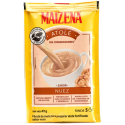 MAIZENA ATOLE DE SABOR NUEZ DE SOBRE 47 GR.