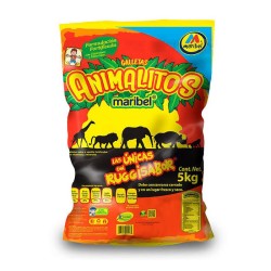 BULTO DE GALLETAS DE ANIMALITOS MARIBEL DE 5 KG.