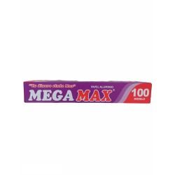 PAPEL ALUMINIO MEGA MAX DE 100