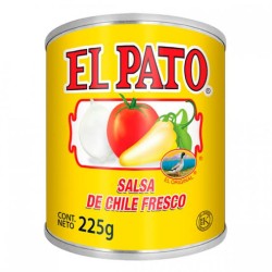 SALSA DE CHILE FRESCO EL PATO 225 GR.