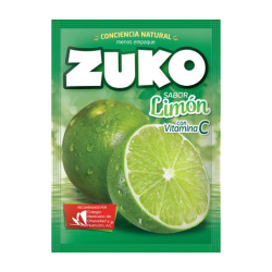 SOBRE SUELTO DE ZUKO SABOR LIMON DE 15 GR.
