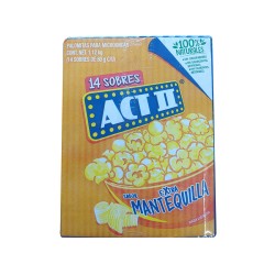 CAJA DE PALOMITAS ACT II EXTRA MANTEQUILLA C/14 SOBRES