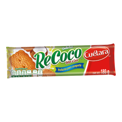 GALLETA CUETARA RECOCO DE 180 GR.