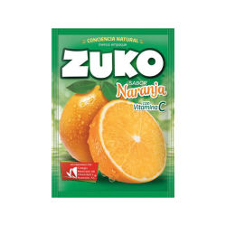 SOBRE DE ZUKO SABOR NARANJA DE 15 GR.