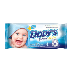 TOALLITAS HUMEDAS DODYS DERMO ACTIVE C/80 TOALLITAS