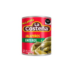 LATOTA DE CHILES ENTEROS LA COSTEÑA 3.65 KG