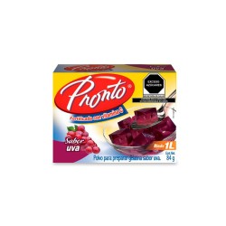 GELATINA PRONTO UVA 84 GR.
